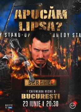 Comedy Point: Stand-Up Comedy politic cu Serghei - „Apucăm lipsa?”