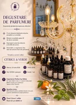 Degustare de Parfumuri: Citrice & Note Fresh