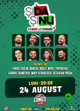 Filmare "Și da, Și nu" două episoade pe Terasa ComicsClub!