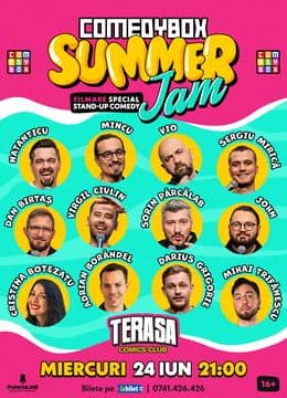 Filmare Stand-up Comedy SummerJam pe Terasa ComicsClub! - Show 1