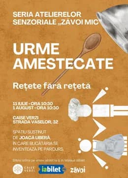 Seria Atelierelor Senzoriale „Zăvoi Mic" • Urme Amestecate