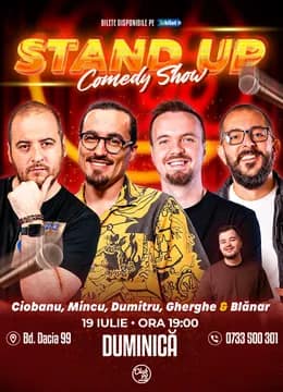 Stand-up Comedy cu Andrei Ciobanu, Mincu, George Dumitru, Gabriel Gherghe - Marian Blănar la Club 99