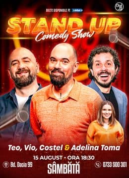 Stand-up Comedy cu Teo, Vio, Costel - Adelina Toma la Club 99