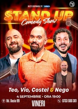 Stand-up Comedy cu Teo, Vio, Costel & Nego la Club 99 | Show 1
