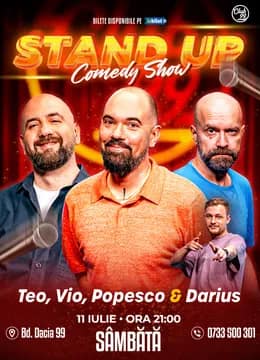 Stand-up Comedy cu Teo, Vio, Cristi Popesco - Darius Grigorie la Club 99