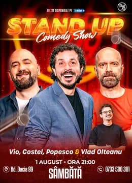 Stand-up Comedy cu Vio, Costel, Cristi Popesco - Vlad Olteanu la Club 99