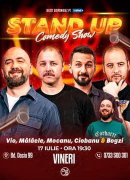 Stand-up Comedy cu Vio, Mălăele, Mocanu, Andrei Ciobanu - Bogzi la Club 99