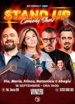 Stand-up Comedy cu Vio, Maria Popovici, Frîncu, Natanticu & Abagiu la Club 99 | Show 1