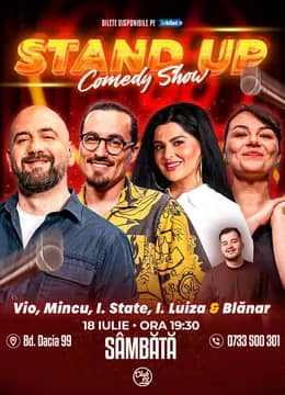 Stand-up Comedy cu Vio, Mincu, Ioana State, Ioana Luiza - Marian Blănar la Club 99