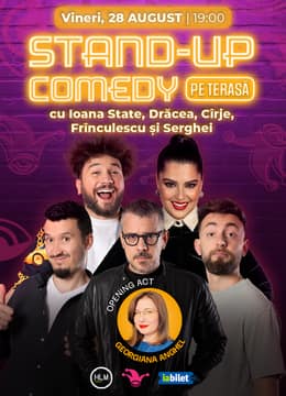 The Fool Terasa: Stand-up comedy cu Cîrje, Drăcea, Ioana State, Frînculescu și Serghei